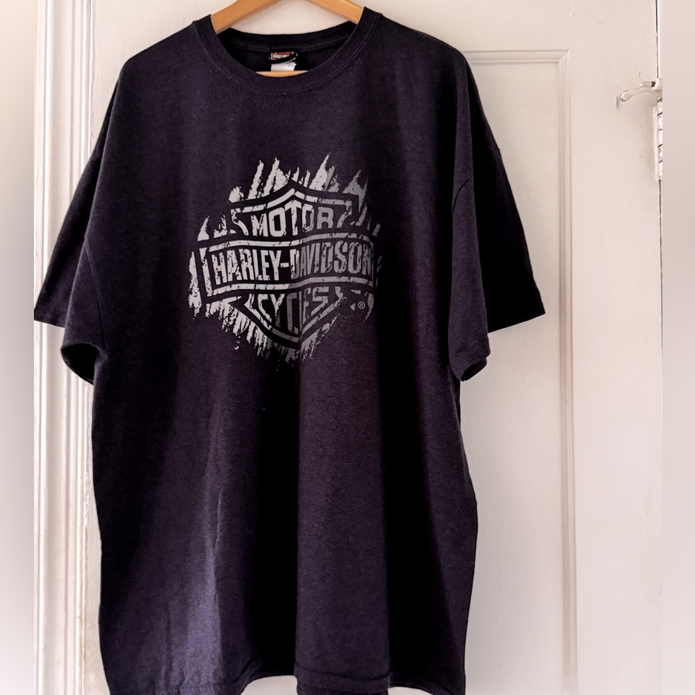 Harley-Davidson Dark Blue Roanoke Rapid NC Graphic Tee